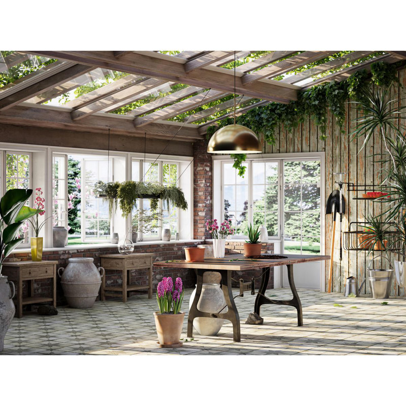 Luminaire suspendu en forme de dôme à 1 lumière Ashantae, Or brossé, H 124,5 po x l 23,62 po x P 23,62 po