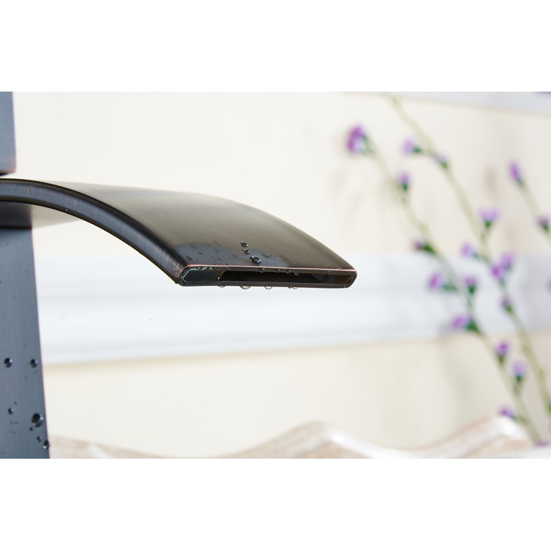 Single-handle Bathroom Faucet with Drain Assembly, Oil Rubbed Bronze