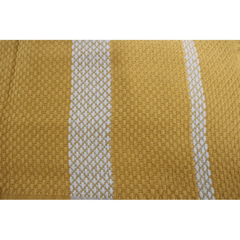 Couverture, Blanc / jaune