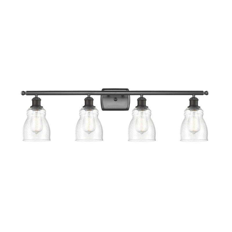 Éclairage pour salle de bain 3 lumières Mccarver, Bronze huilé, Grainé, Ampoule DEL 6 watts Vinage