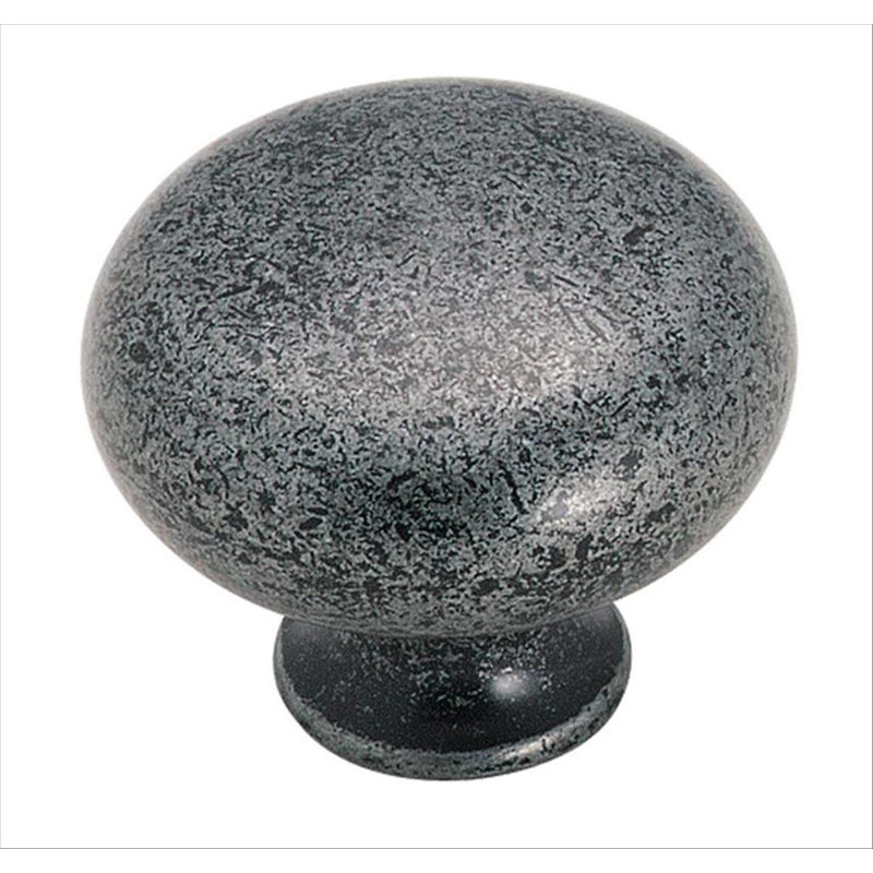 Poignée champignon 1 5/16 po de diamètre, Nickel patiné