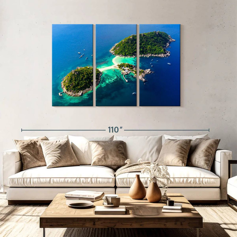 Scenic Koh Nang Yuan, H 48 po x l 74 po