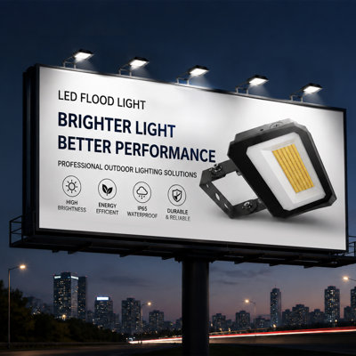 Black Flood Light