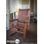 Chaise berçante Albrecht Fleur de Lis