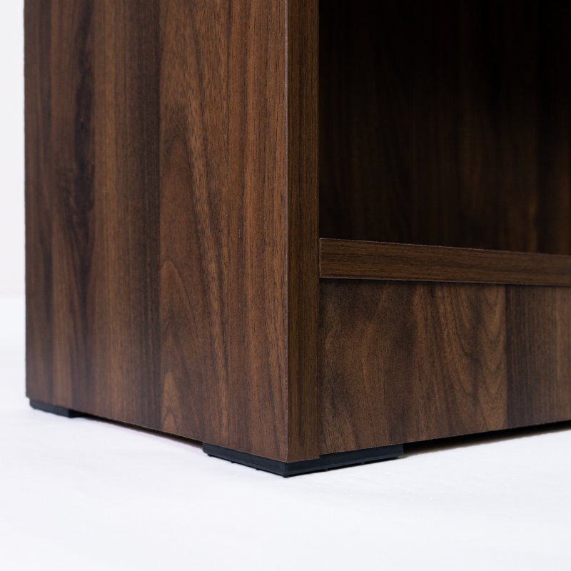Troche 181.7cm H x 60.2cm W Bookcase, Brown Walnut