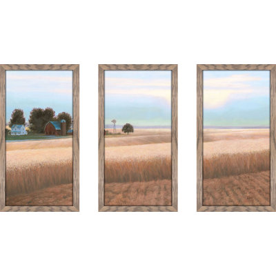 "Family Farm No Couple" par James Wiens, impression sur acrylique 3 pièces