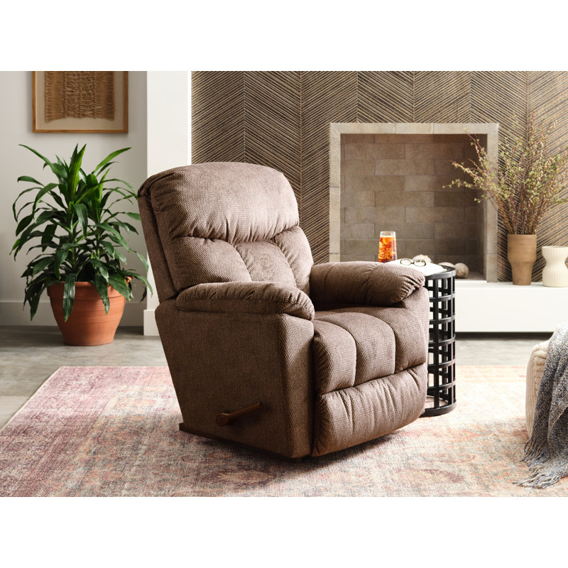 Fauteuil inclinable manuel à bascule Morrison, Microfibre performance Cappuccino Seamount, Manuel