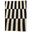 Tapis noir et blanc Ohlson