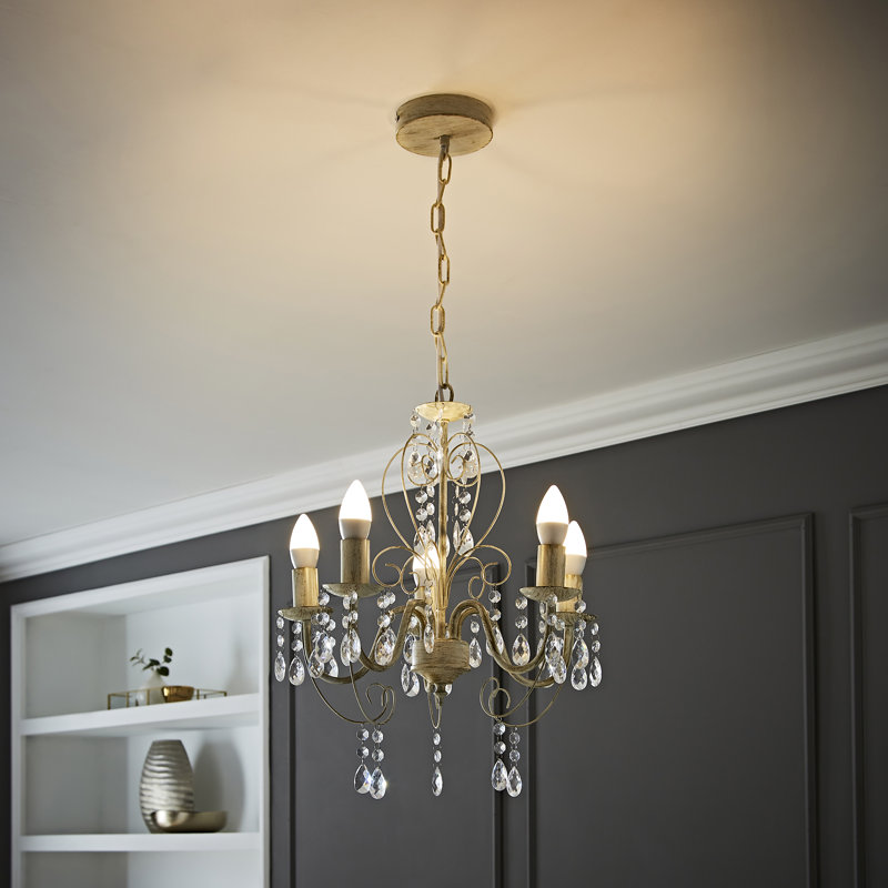 Mayflower 5 - Light Candle Style Chandelier