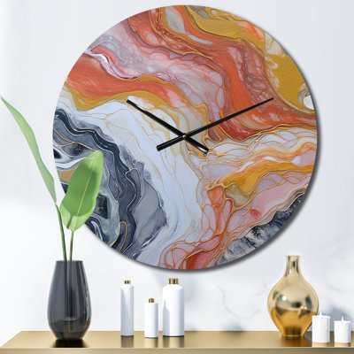 Horloge murale Peach