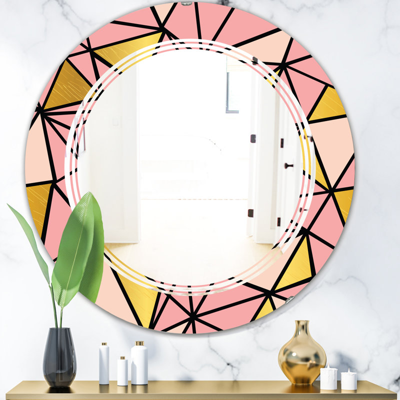 Miroir mural Triamular Design II, H 31,5 po x l po