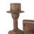 Wall Mounted Candle Holder, Iron Fist Torch Sconce, 8 Inch Brown