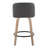 Thea 26" Fixed-Height Counter Stools with Bent Wood Legs & Round Footrest-86710970