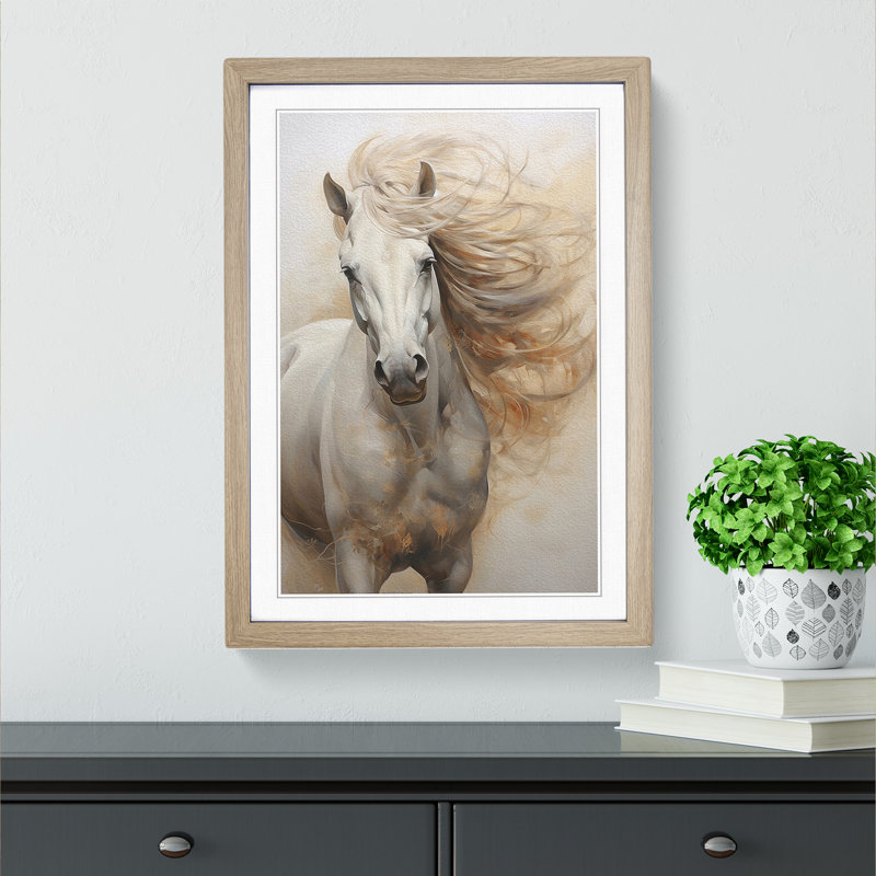 Horse Informel - Framed Print