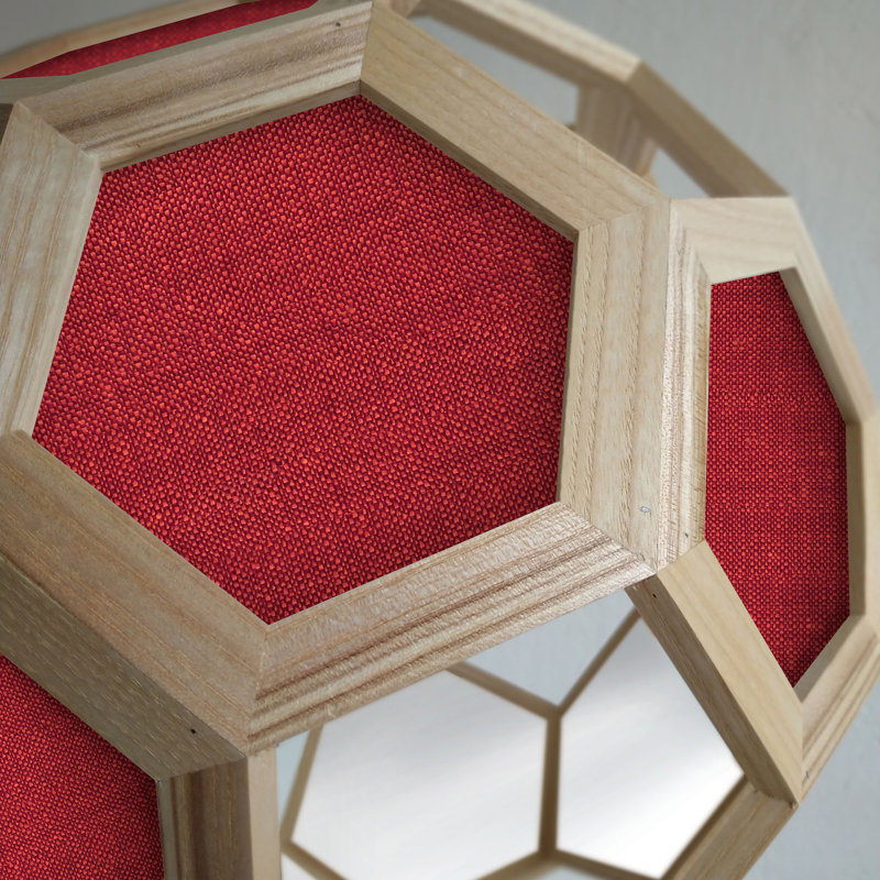 Chevalier 1 - Light Oil Pendant, Oak/Red
