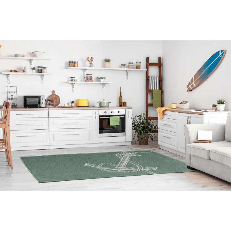 Chenille Indoor Rug, Rectangle 5' x 7'