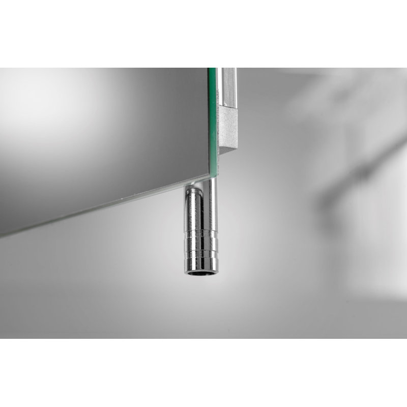Shamani Surface or Recessed Mount Frameless 3 of Doors Medicine Cabinet with 3 Adjustable Shelves, 26" H x 30" W x 4.06" D