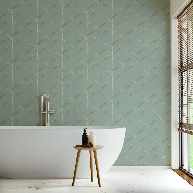 Nomad 10' L x 24" W Wallpaper Roll, Juniper, Peel & Stick