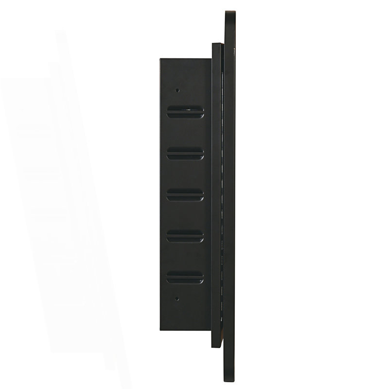 Armoire à miroir murale encastrée en métal, H 24,04 po x l 16,03 po x P 5,18 po