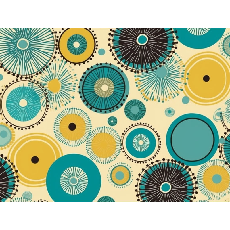 Funky Comforter, Twin Comforter, Green/Yellow