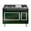ILVE Nostalgie II Noblesse 48 in Dual Fuel Range, 8 Burner, Griddle-329475229-329475240