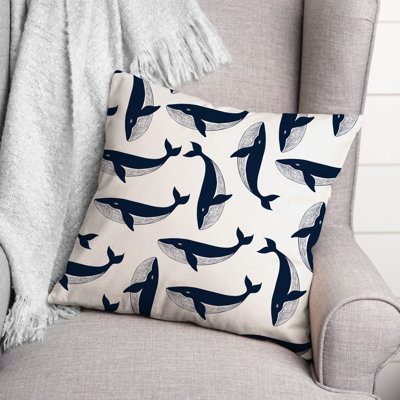  Housse et insert de coussin extérieur Whale
