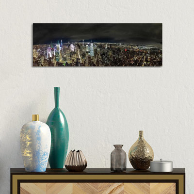 NYC Skyline by Anders Jorulf - Wrapped Canvas Panoramic Gallery-Wrapped Canvas Giclée
