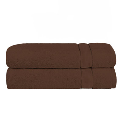 Serviette de bain luxueuse en coton 2 pièces Ringspun | 600 g / m² | 27 po x 54 po