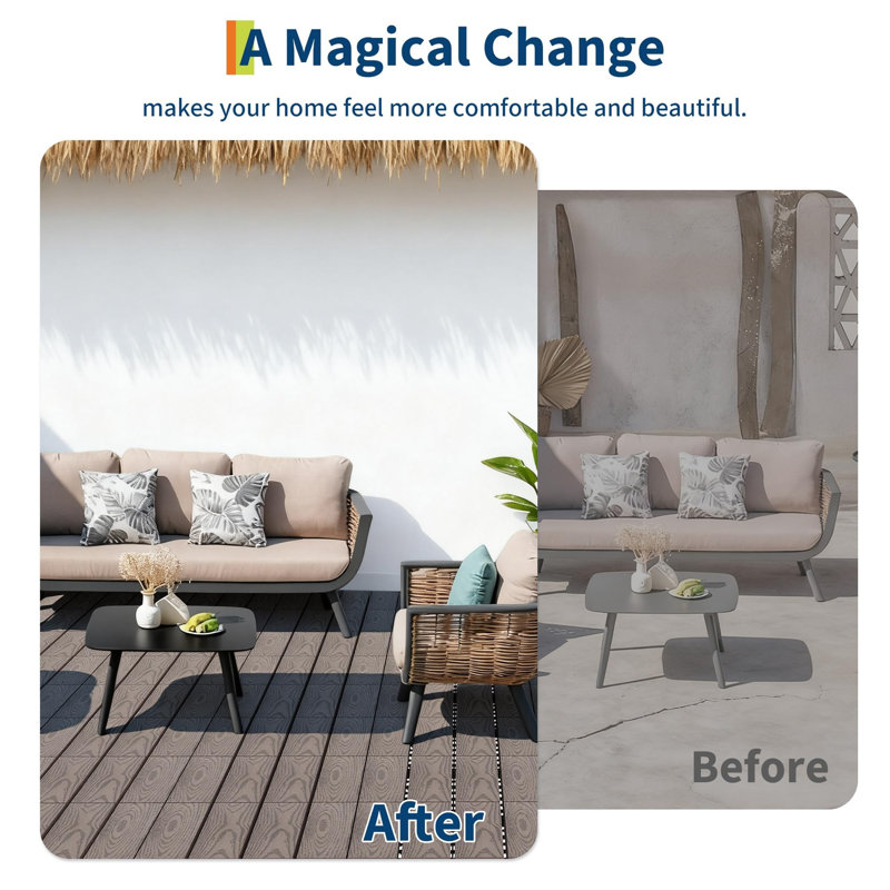 Laminate Flooring, Dark Brown Wood