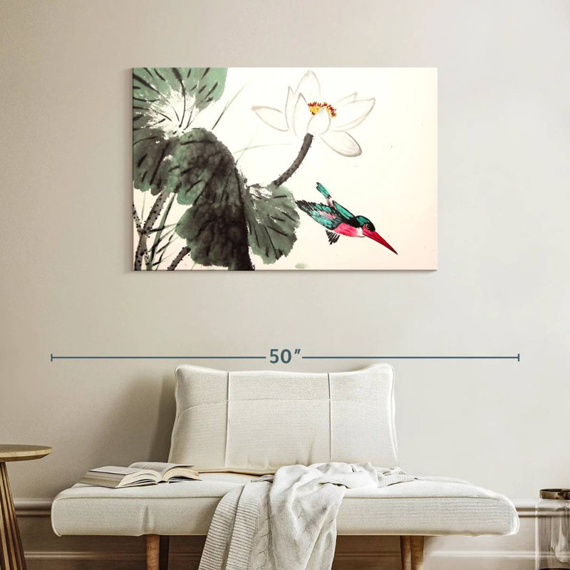 Peinture à l'encre Harnek, H 26 po x l 39 po