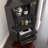 Wooden Corner Bar Cabinet With 2 Open Storage Shelves And 2 Drawers, Mirrored Back Sideboard Cabinet, High Feet/Legs For Easy Cleaning, Buffet Cabinet-320223476