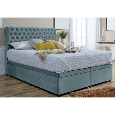 Elicia Upholstered Ottoman Storage Bed