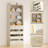 80" H Kitchen Pantry Cabinet With Drawers-411675953