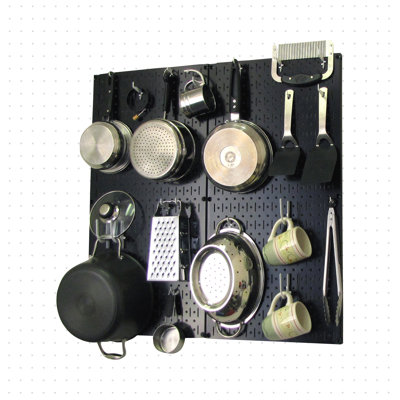 Metal Rectangle Wall Mounted Pot Rack