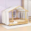 Lit plateforme avec baldaquin et guirlande lumineuse-1439463528-1439463530
