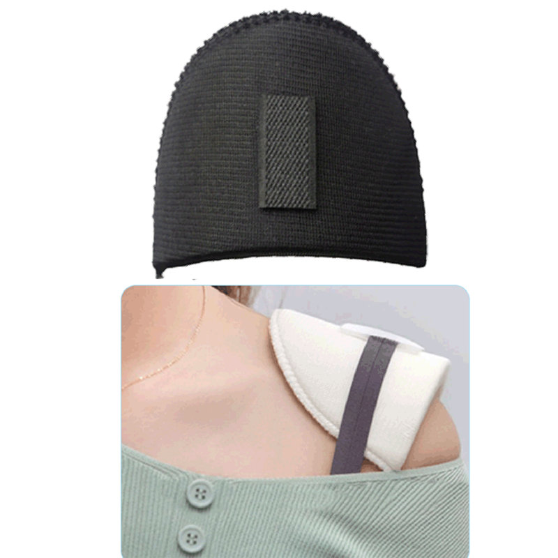 1 paire de coussinets d'épaule pour femme, Noir