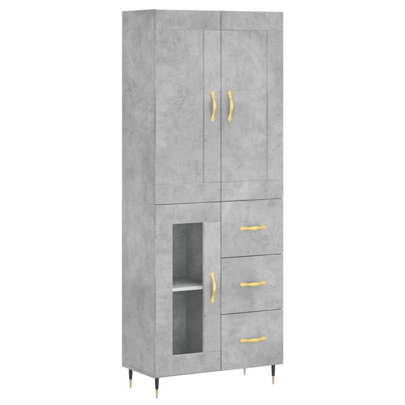 Cassimere 69.5cm Sideboard, Concrete Grey