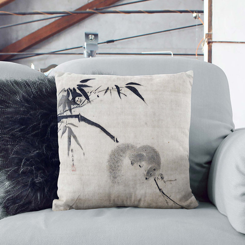 Square Throw Cushion, White, 55cm H x 55cm W x 20cm D