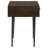 Dkota 1-drawer Rectangular Accent Side Table Coffee Brown-187321113