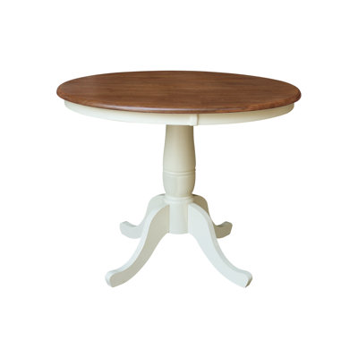Solid Wood Pedestal Dining Table