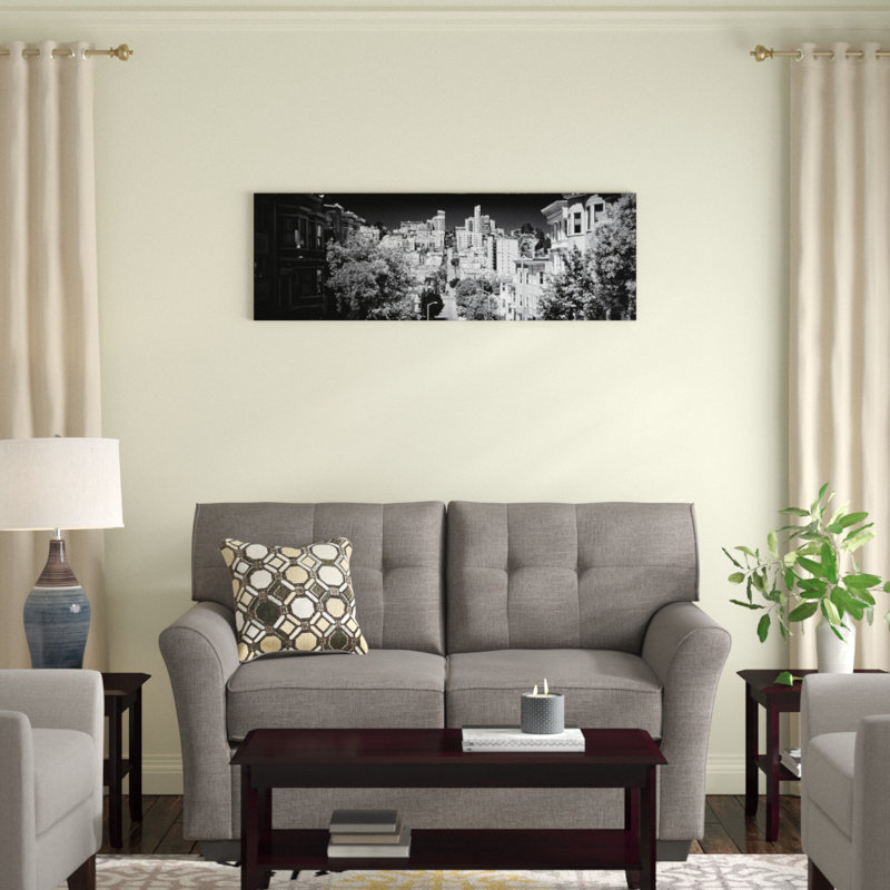 San Francisco, reproduction de photo sur toile tendue, H 12 po x l 36 po x P 1,5 po, Toile tendue