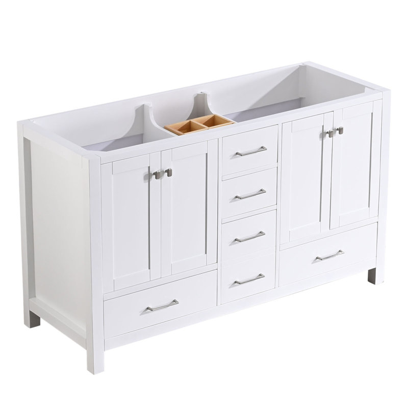 60'' Single Bathroom Vanity Base Only, White