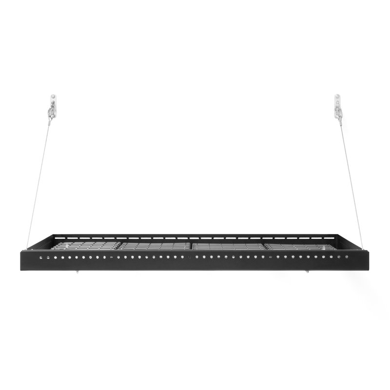Serre X 4 pi Étagère de garage murale en acier 2.0, Noir