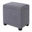 Repose-pieds de rangement rectangulaire en lin 15,5 po-1921705705
