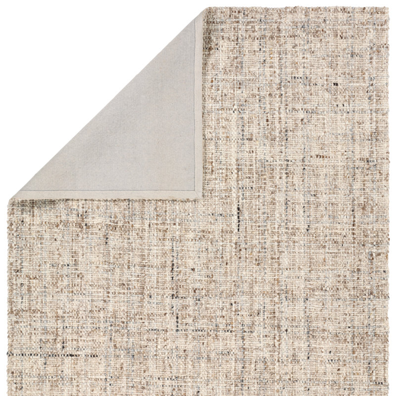 Cambridge Season CMB06 Handwoven Solid Tan Area Rug (3'X12'), Runner 3' x 12', Tan/Cream