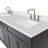Hamlet 73'' Double Bathroom Vanity with White Quartz Top-60199498