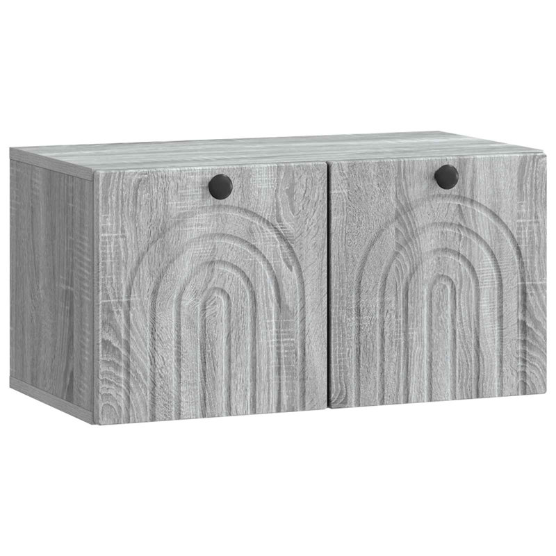 TV Stand, 30cm H x 59.5cm L x 31cm W, Grey Sonoma