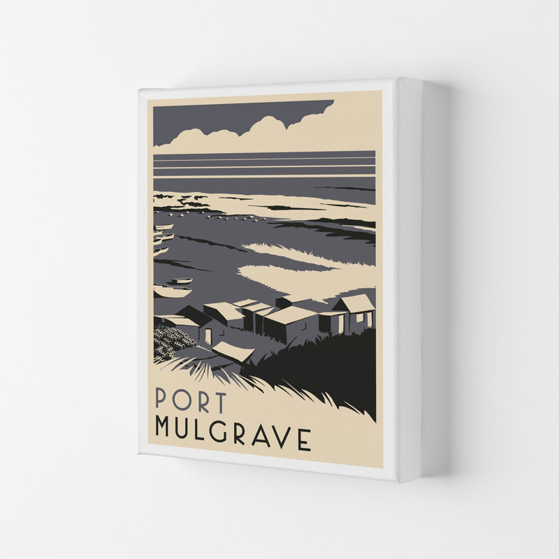Port Mulgrave Portrait by Richard O'Neill - Print, 50cm H x 40cm W x 4cm D, Wrapped Canvas