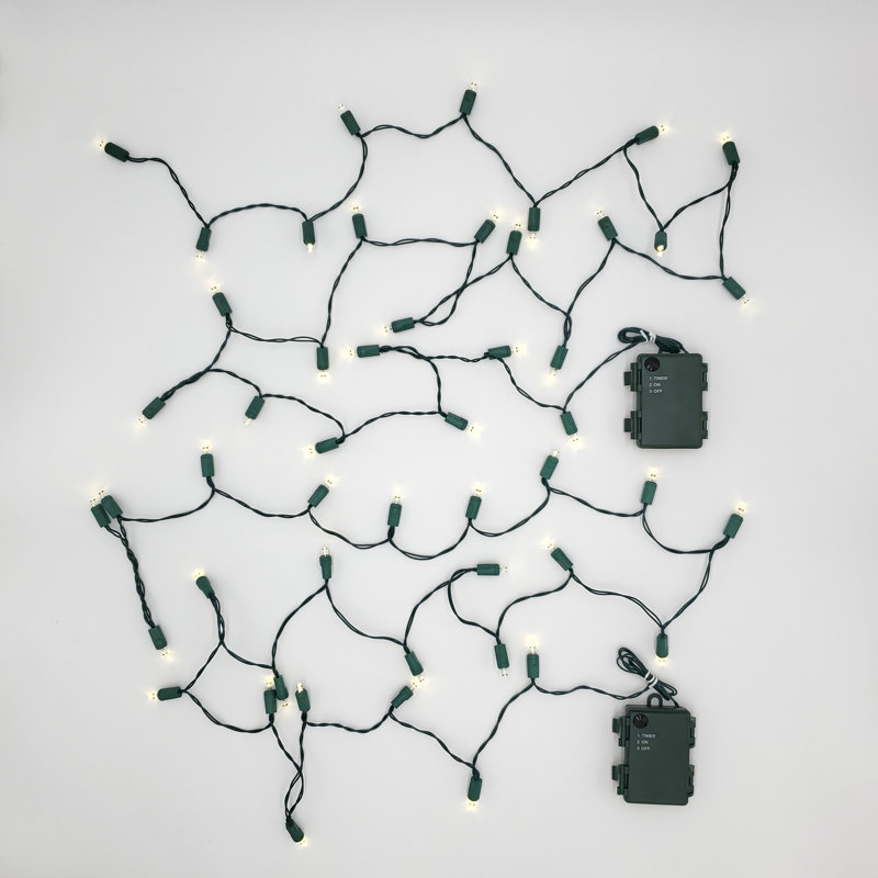 Battery Operated LED Mini String Lights, Warm White
