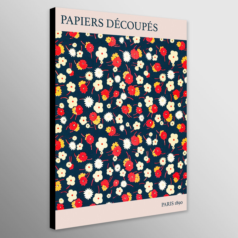 Papiers Découpés - Wrapped Canvas Art Prints, 31 cm H x 21 cm W